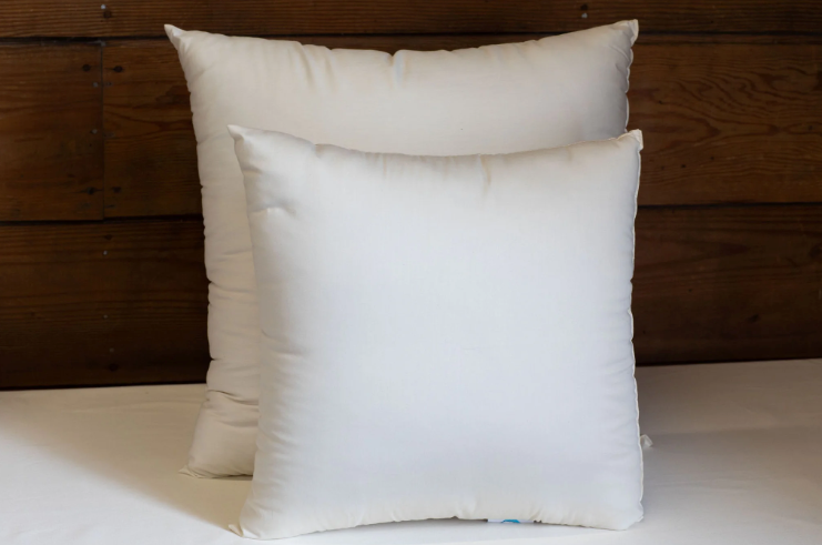 These stylish wool throw pillows are a beautiful addition to your decor. Hand-built with premium eco wool layered in an organic sateen case, these wonderful throw pillows are offered in two sizes.