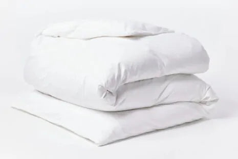 COYUCHI HERITAGE ORGANIC PERCALE DUVET COVER AND SHAMS