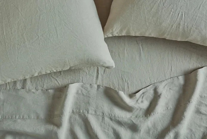 COYUCHI ORGANIC RELAXED LINEN SHEETS