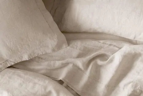 COYUCHI ORGANIC RELAXED LINEN SHEETS