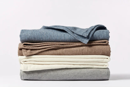 Sequoia Washable Organic Cotton and Wool Blanket