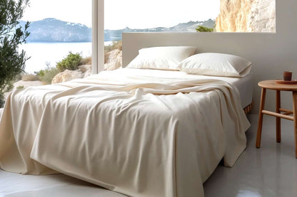 100% Organic Cotton Honeycomb Jacquard Blanket