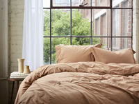 Organic Crinkled Percale Pillowcases by Coyuchi