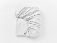 Organic Crinkled Percale Fitted Sheet by Coyuchi