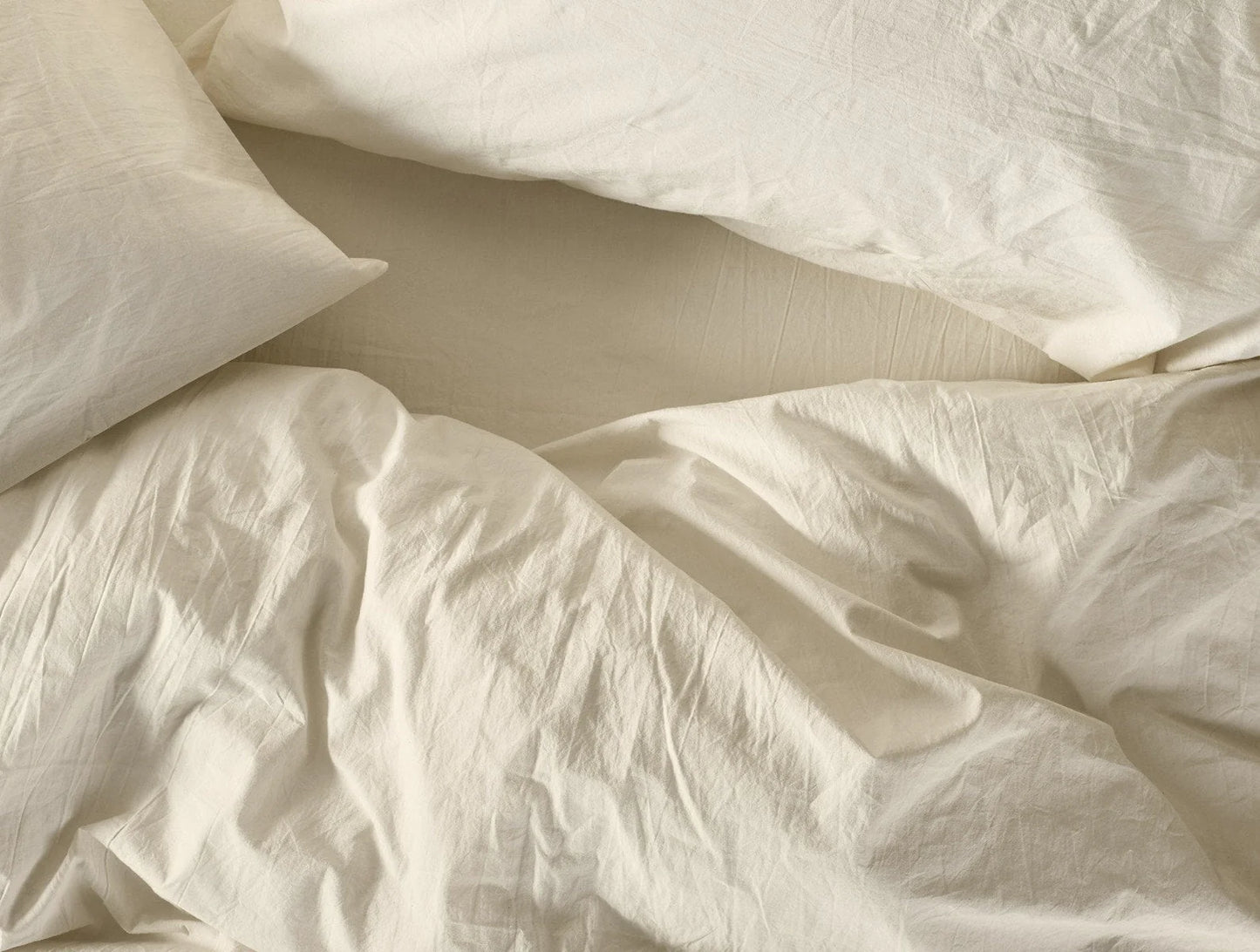 Organic Crinkled Percale Pillowcases