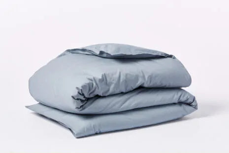 COYUCHI ORGANIC CRINKLED PERCALE DUVET COVER