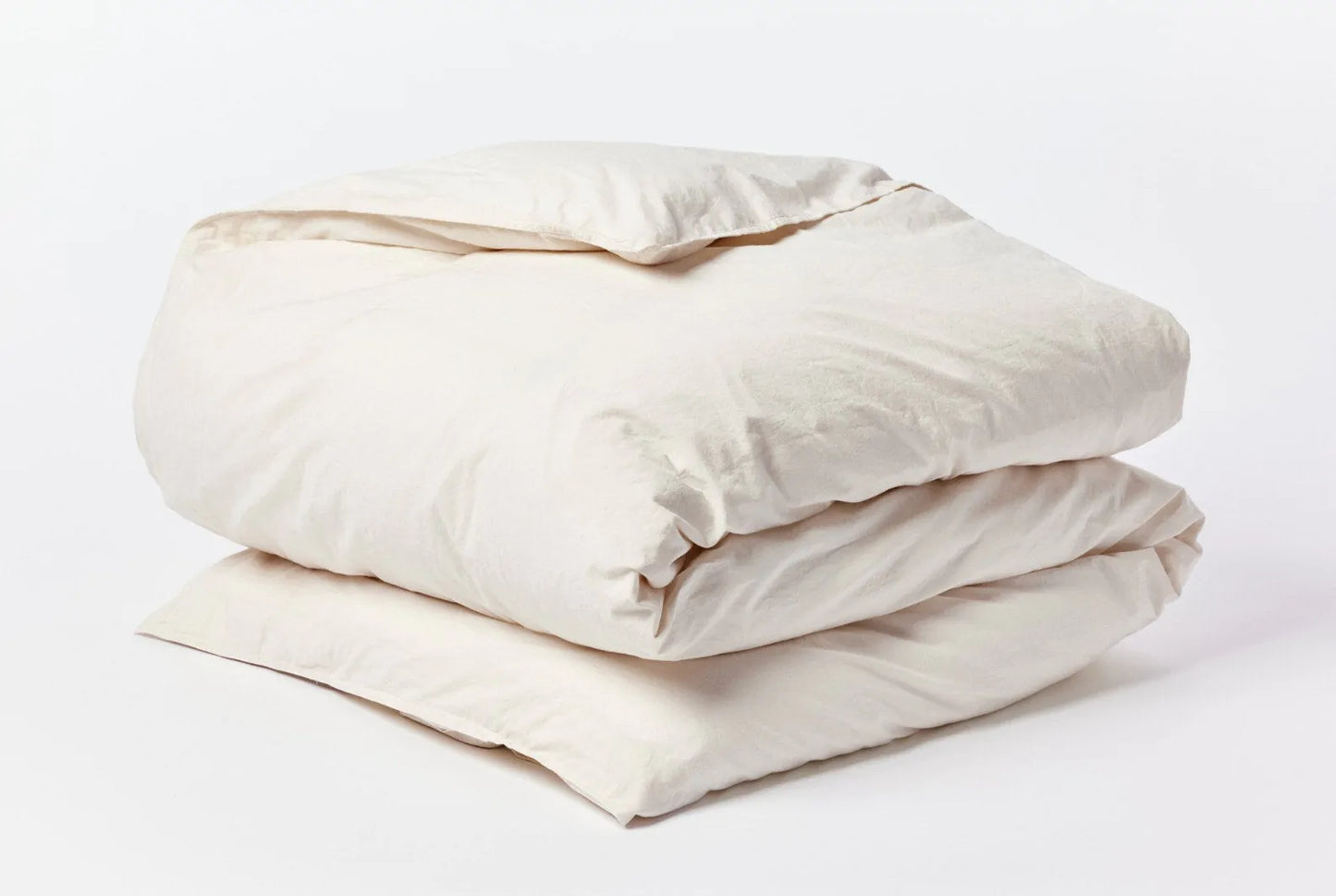 COYUCHI ORGANIC CRINKLED PERCALE DUVET COVER