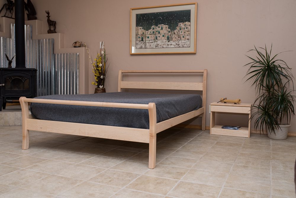 Nomad Furniture Taos Sleigh Bed Frame